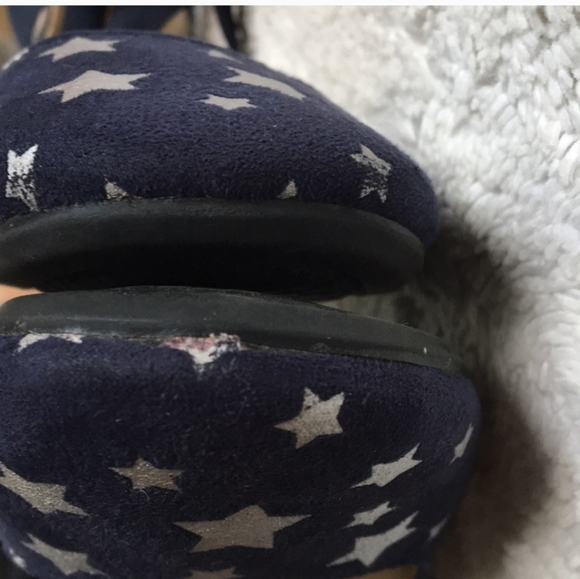 Cat & Jack like new dark blue Silver Stars slip on - Picture 9 of 11